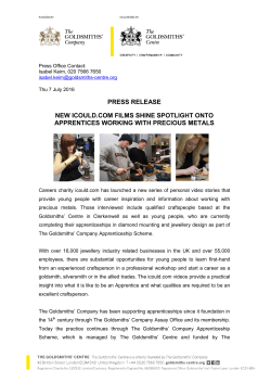 press release new icould.com films shine spotlight onto apprentices