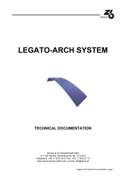 legato-arch system - ZEMAN Bauelemente
