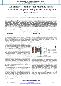 An Effective Technique for Matching Facial Composite to Mugshots