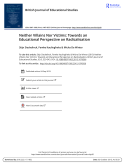 Neither Villains Nor Victims: Towards an Educational Perspective on