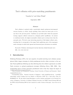 Tacit collusion with price-matching punishments