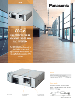 HIGH STATIC PRESSURE HIDE AWAY 20.0