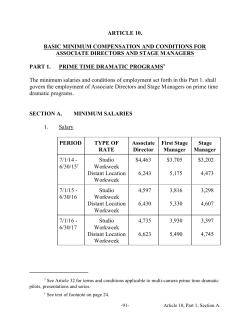 Article 10 - Basic Minimum Compensation and Conditions for