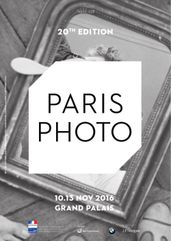20TH Edition - Paris Photo