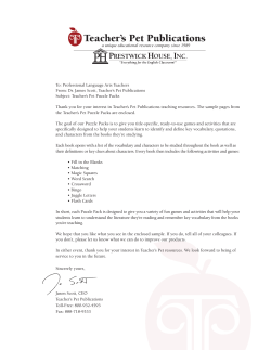 The Call of the Wild - Puzzle Pack - Sampler PDF