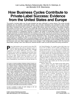 How Business Cycles Contribute to Private-Label Success