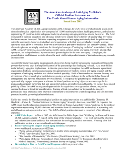 OfficialStatement_Truth-Aging-Intervention