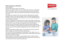 Catch a Burp from a Soft Drink