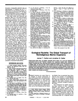 Ecological Roulette: The Global Transport of Nonindigenous Marine