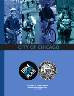 Chicago Bike 2015 Plan