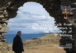 Dean`s Walk Booklet - the website of St. Margaret of Scotland