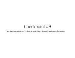 Checkpoint #9 - cloudfront.net