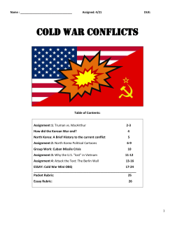 cold war conflicts