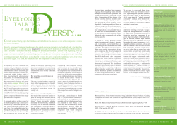 Everyone`s talking about diversity - Naturstoff