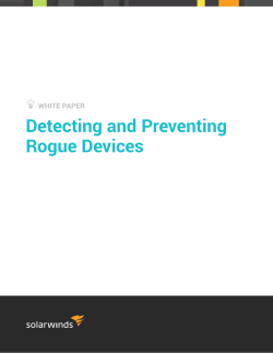 Detecting and Preventing Rogue Devices