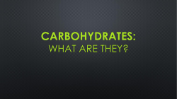 Carbohydrates: What is their structure and function?