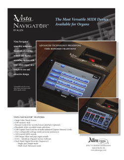 The Most Versatile MIDI Device Available for Organs