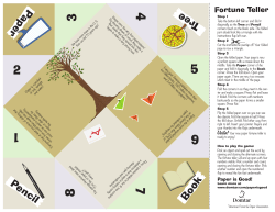 Paper Fortune Teller