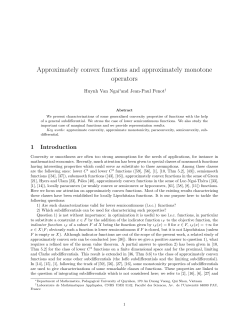 Approximately convex functions and approximately