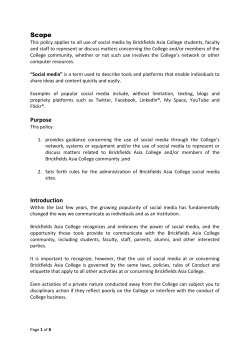 Scope Purpose Introduction