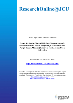 Late Neogene biogenic sedimentation and carbon isotope shifts in
