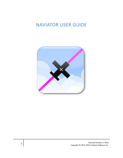 NAVIATOR USER GUIDE