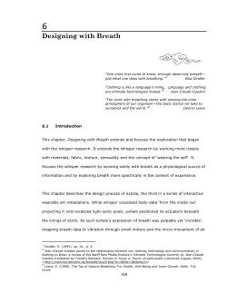 Designing with Breath