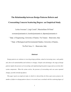 The Relationship between Design Patterns Defects and