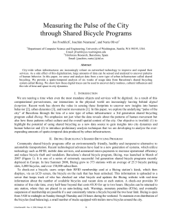 Measuring the Pulse of the City through Shared