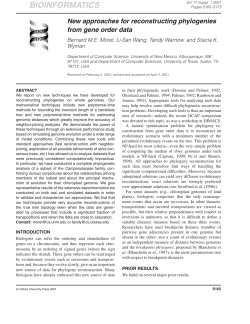 New approaches for reconstructing phylogenies from gene order data