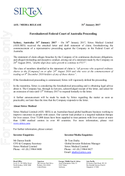 For personal use only