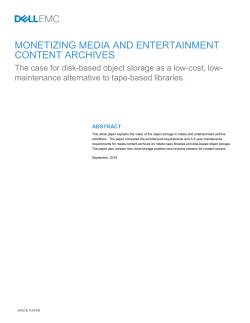 EMC TECHNICAL WHITE PAPER TITLE