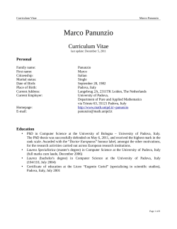 Curriculum Vitae