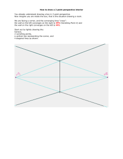 How to draw a 2 point perspective interior