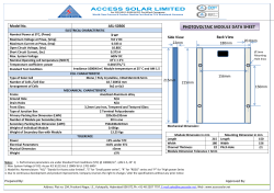 ASL-S03Wp - Access Solar