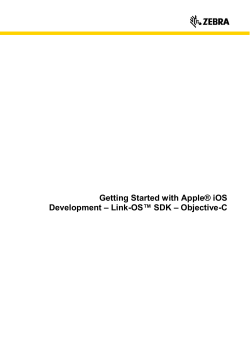 Getting Started with Apple&reg; iOS Development &ndash; Link