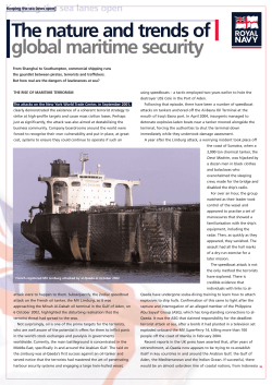 The nature and trends of global maritime security