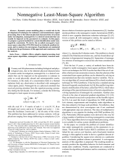 Nonnegative Least-Mean-Square Algorithm