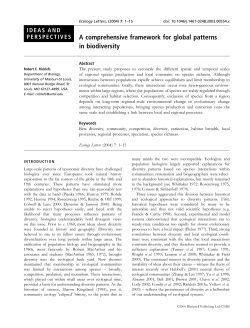 A comprehensive framework for global patterns in