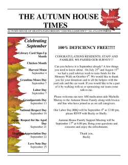 the autumn house times - Autumn House of Grants Pass, Oregon