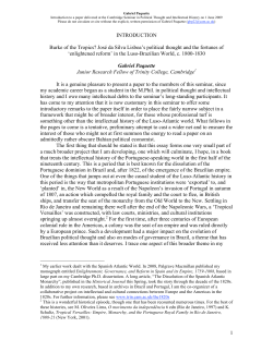 Seminar Introduction - Cambridge Centre for Political Thought