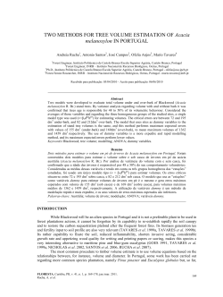20 Two methods for tree volume estimation 1
