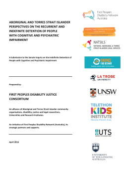aboriginal and torres strait islander perspectives on the recurrent