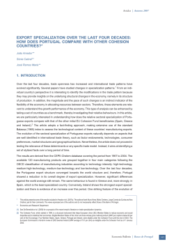 Export Specialization Over the Last Four Decades: How Does