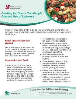 Creative Use of Leftovers