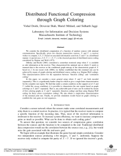 Distributed Functional Compression through Graph Coloring