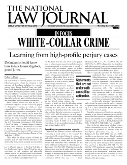 Learning from high-profile perjury cases