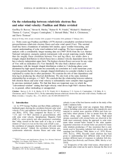 On the relationship between relativistic electron flux and solar wind