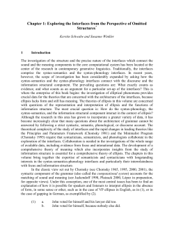 Chapter 1: Exploring the Interfaces from the Perspective