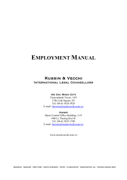 employment manual